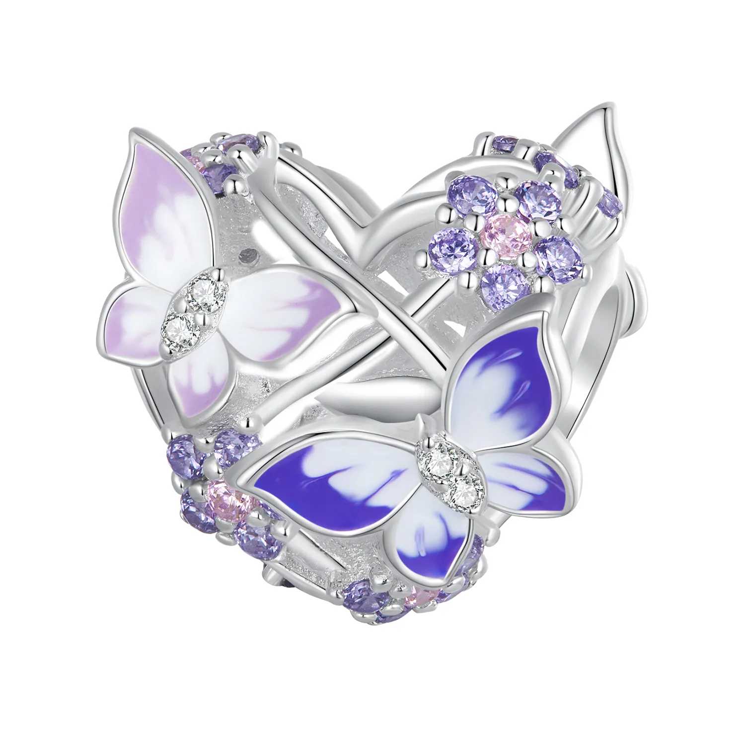 pandora styl serca w kształcie motyla scc2464