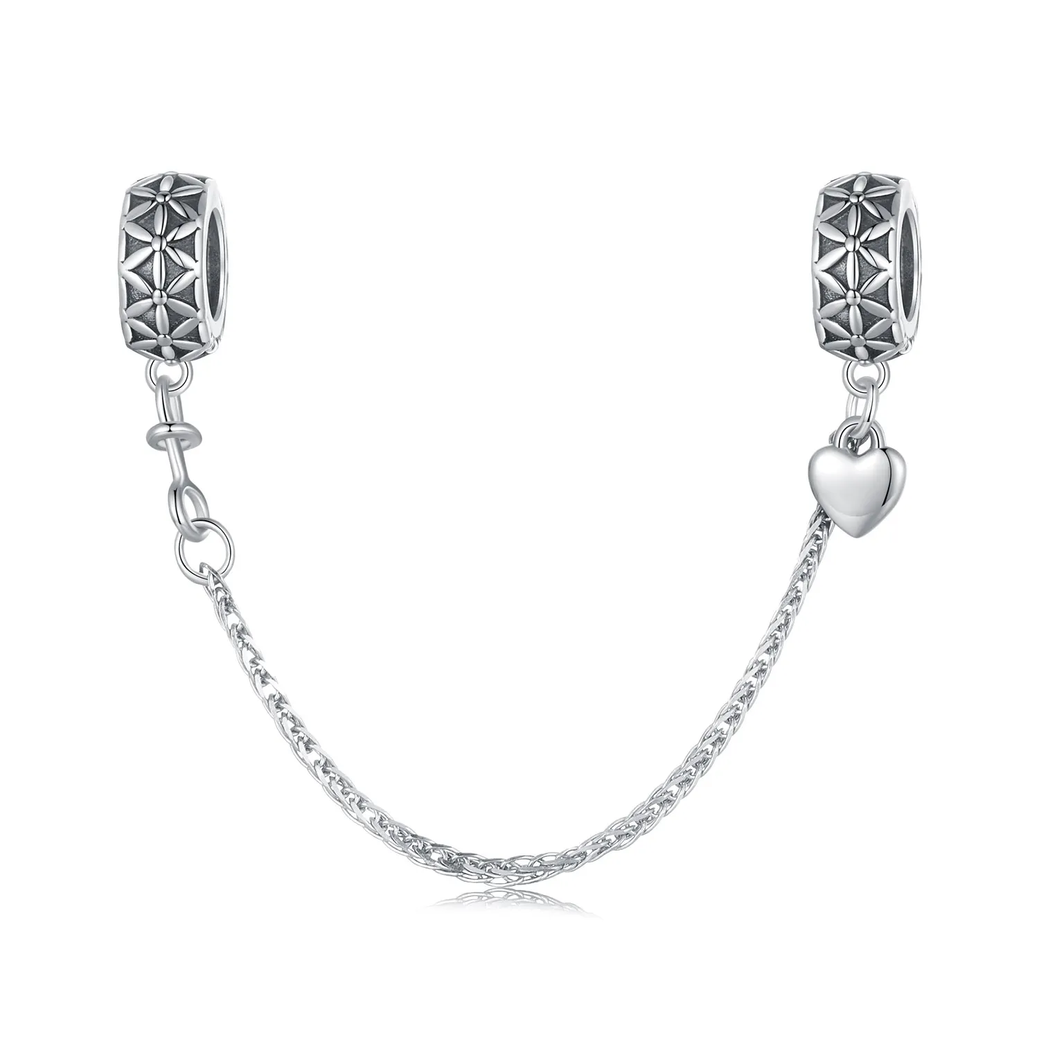 pandora style flower of life bezpieczny łańcuch z silikonu scc2632