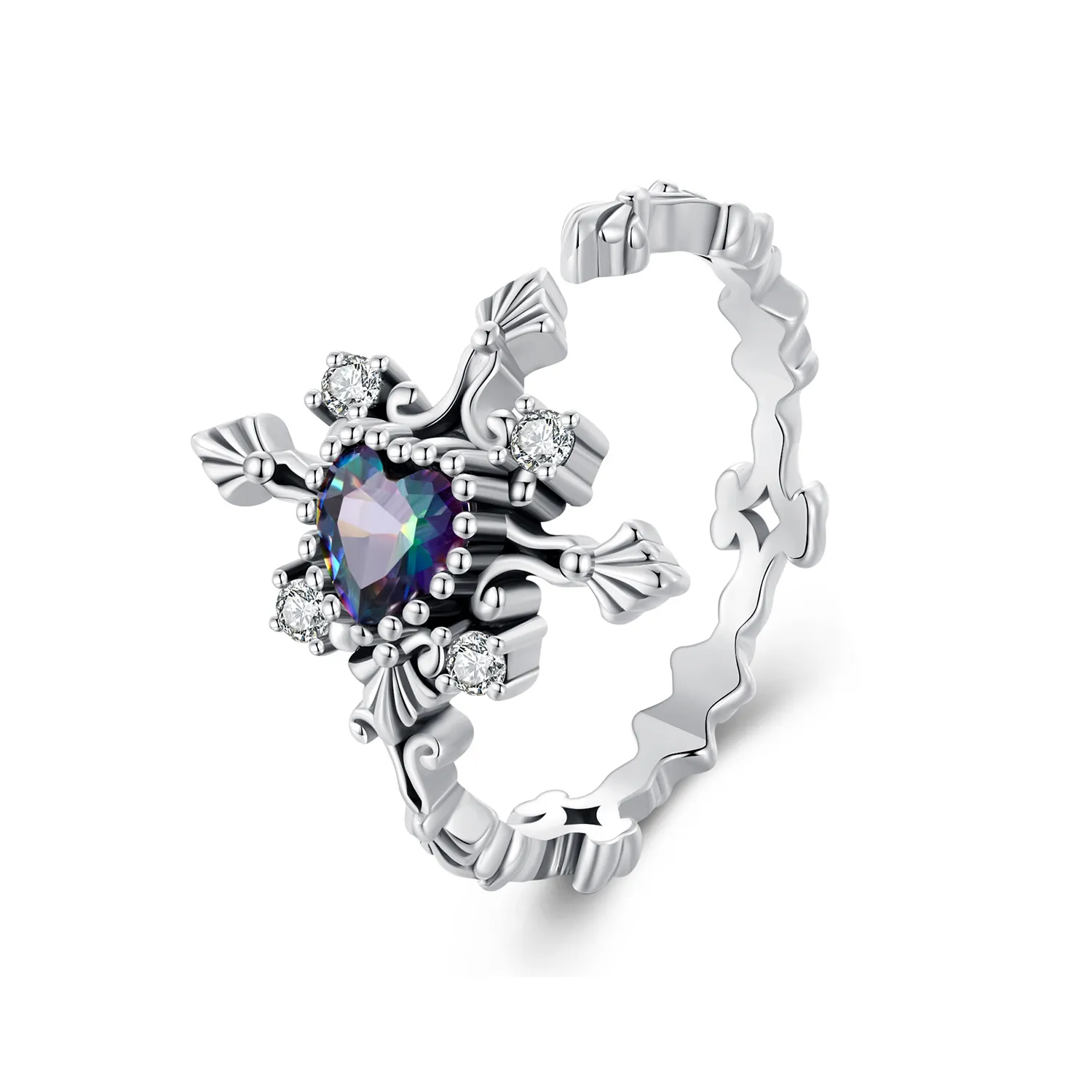 pandora style halloween cross ring bsr482 e