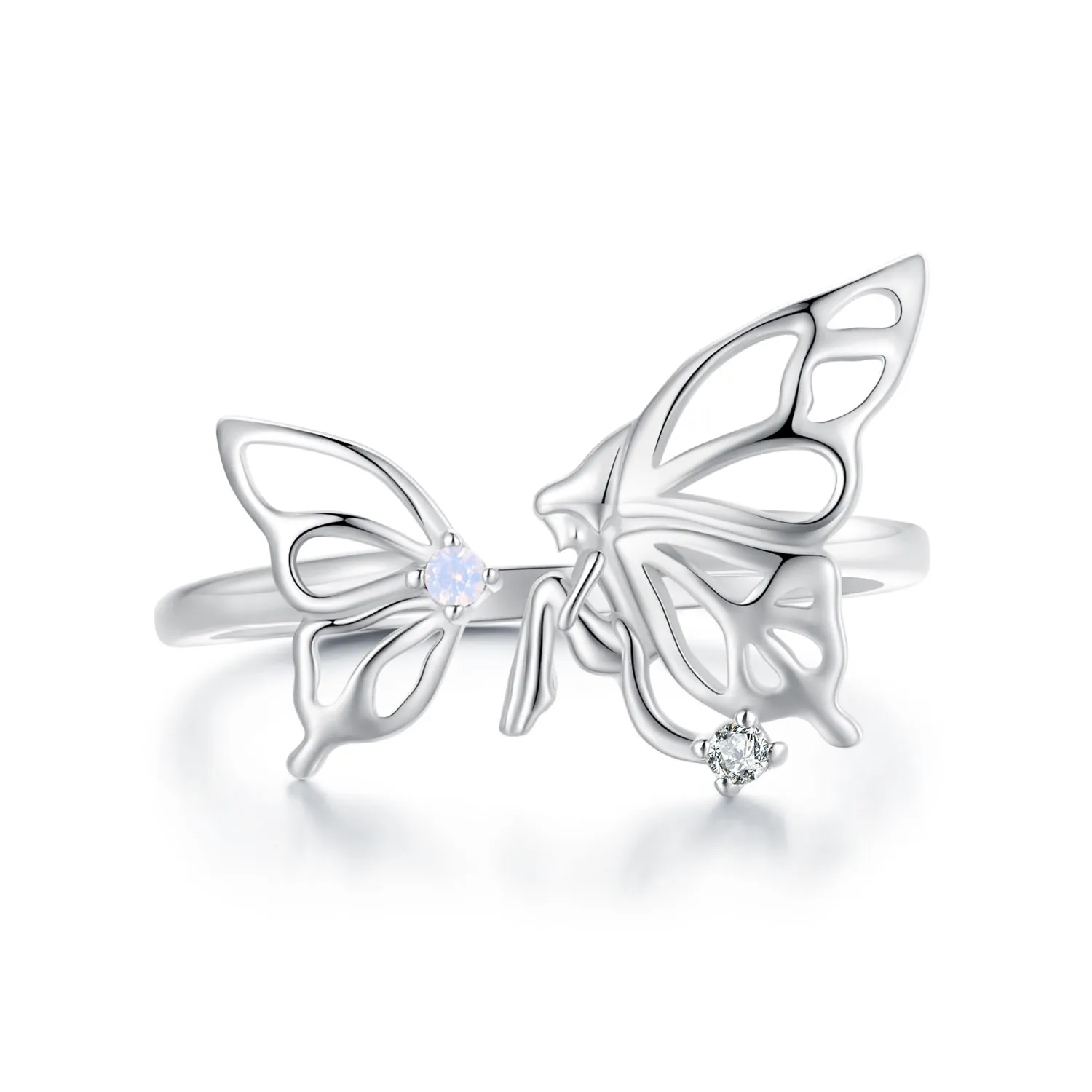 pandora style motyl elfa pierścionek bsr484 e