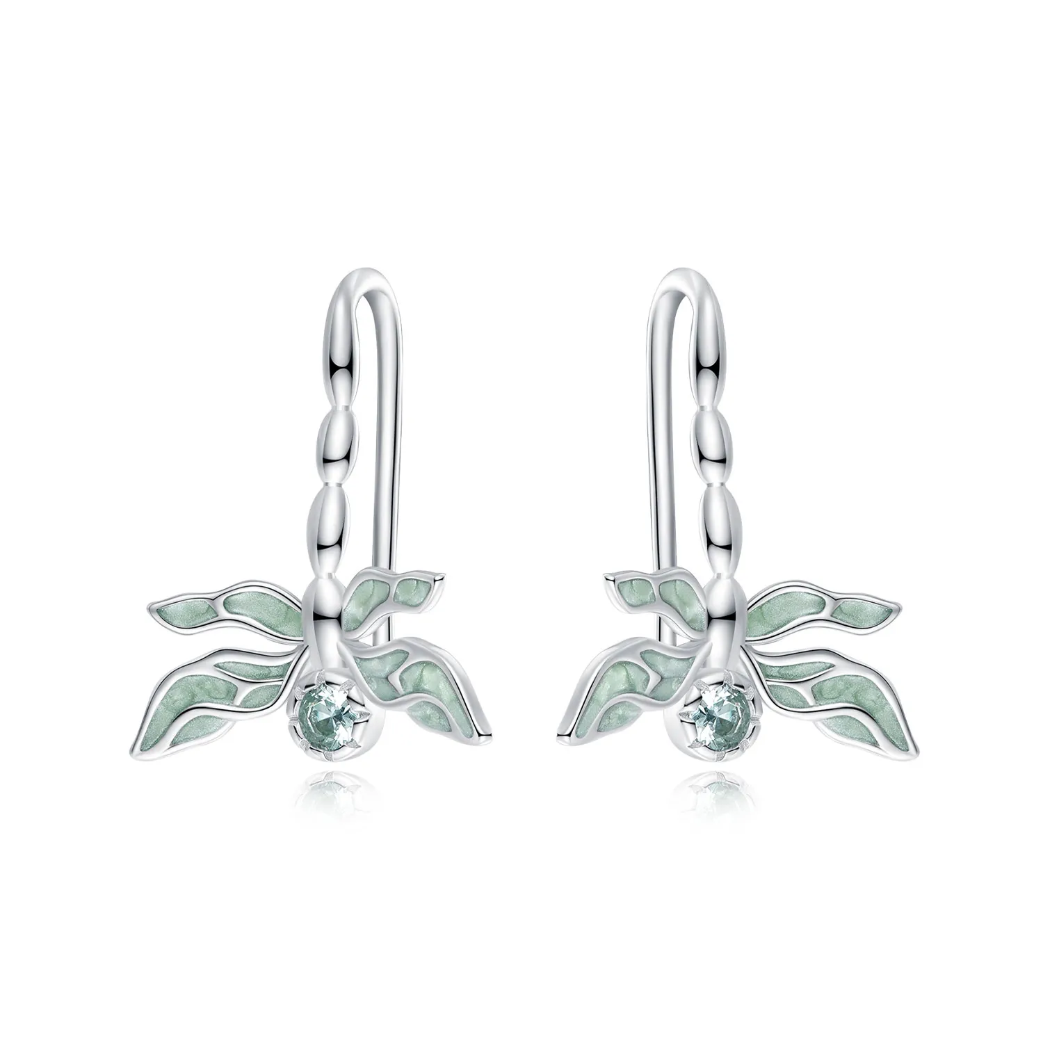 pandora style motylkowe kolczyki sztyfty sce1623