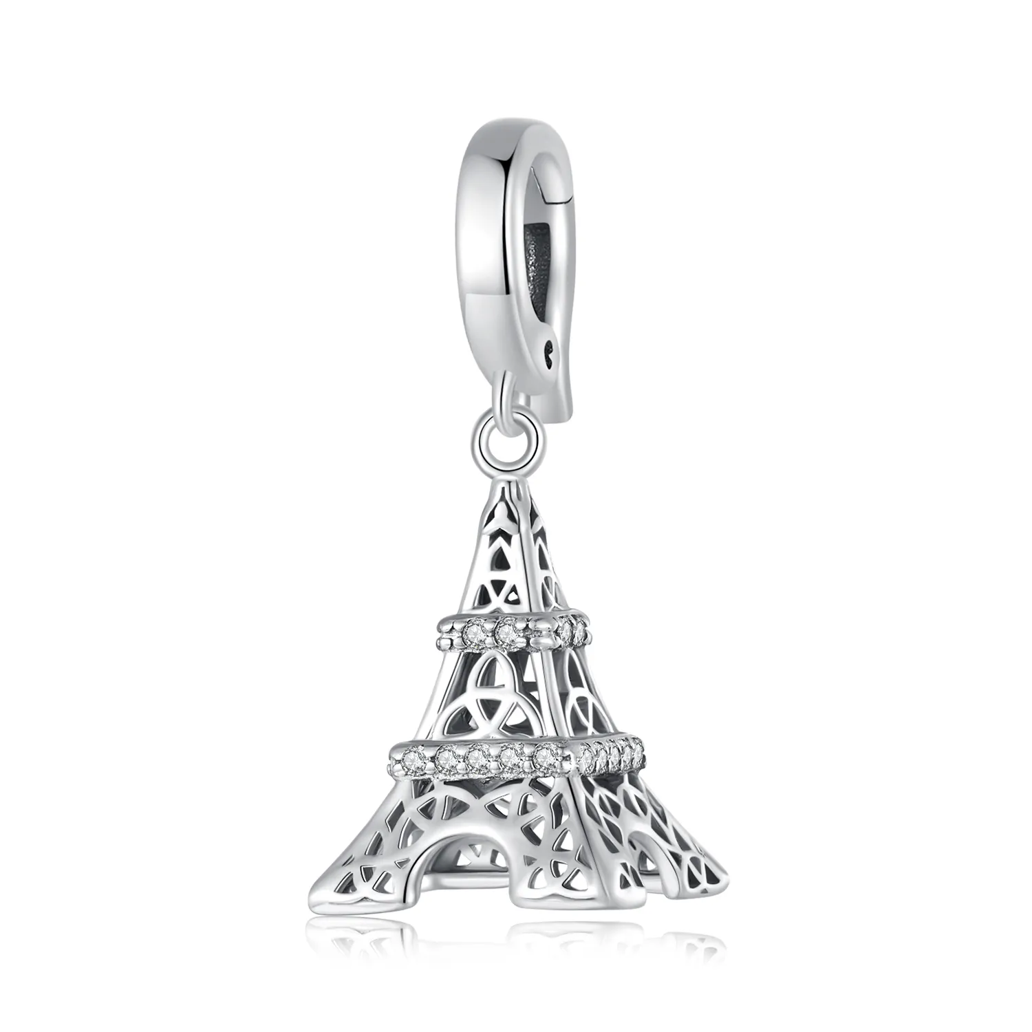 pandora style wieża eiffla dangle scc2570