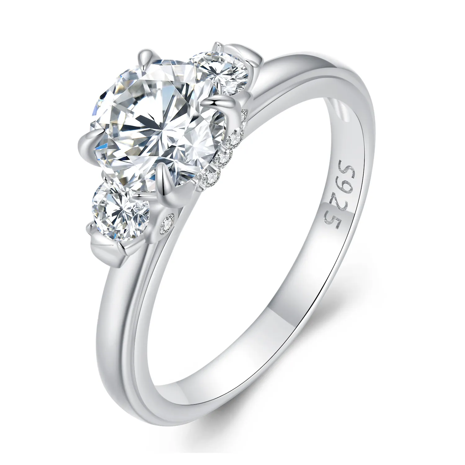 pandora style wyjątkowy pierścionek z moissanitem msr022