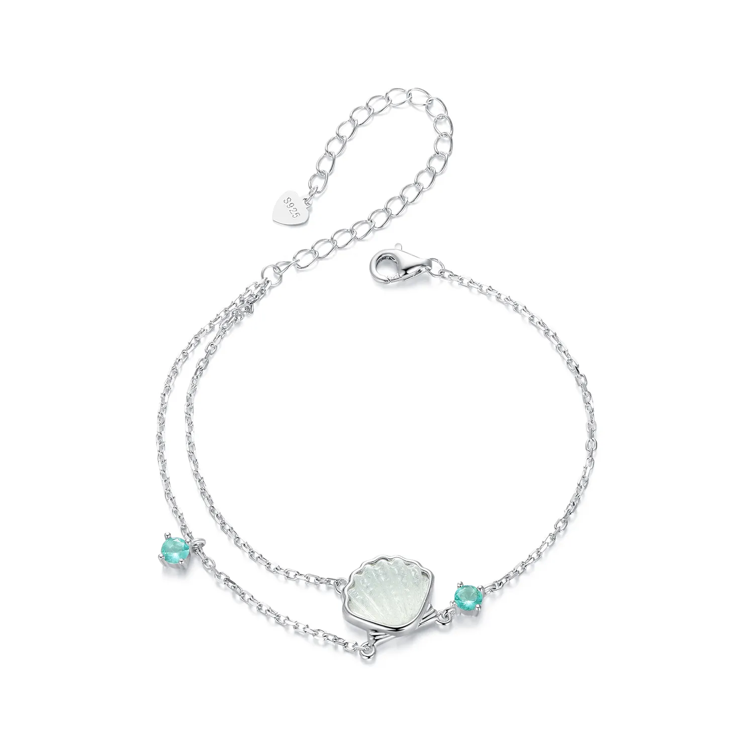 bransoletka pandora style seashell bsb186