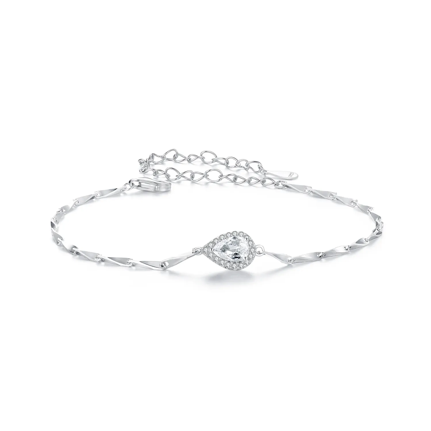 bransoletka pandora style sparkling water drop bsb185