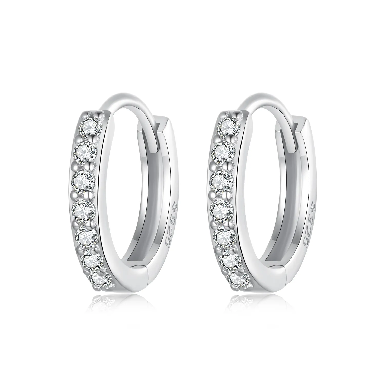 kolczyki pandora style simple ze srebra próby 925 bse1060 as