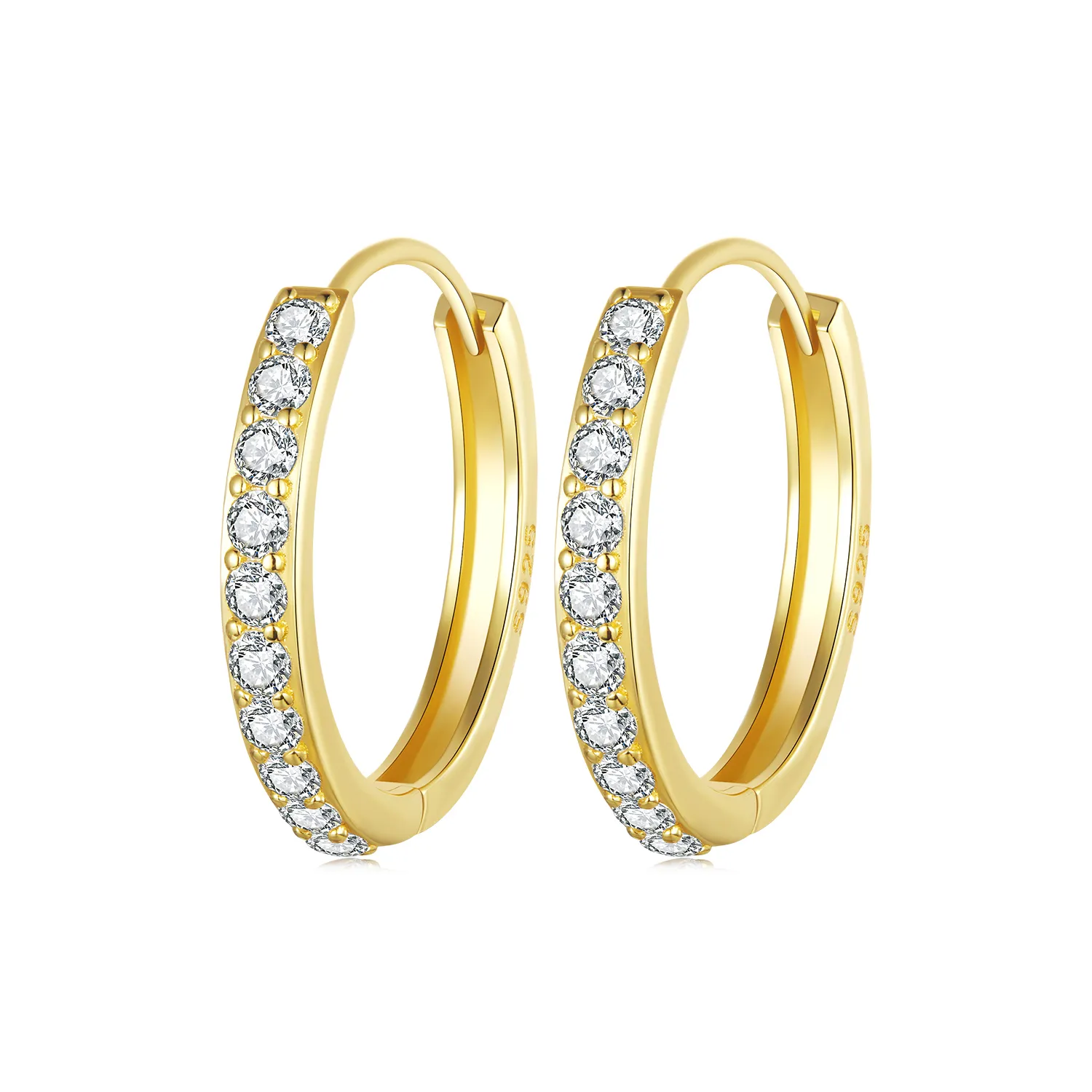 kolczyki pandora style simple ze srebra próby 925 bse1060 bl