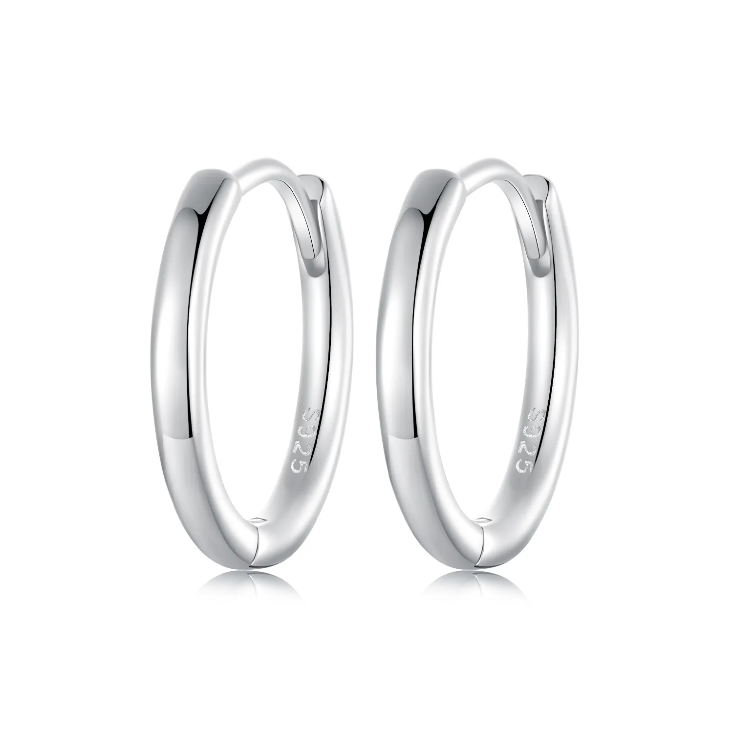 kolczyki pandora style simple ze srebra próby 925 sce1772 m