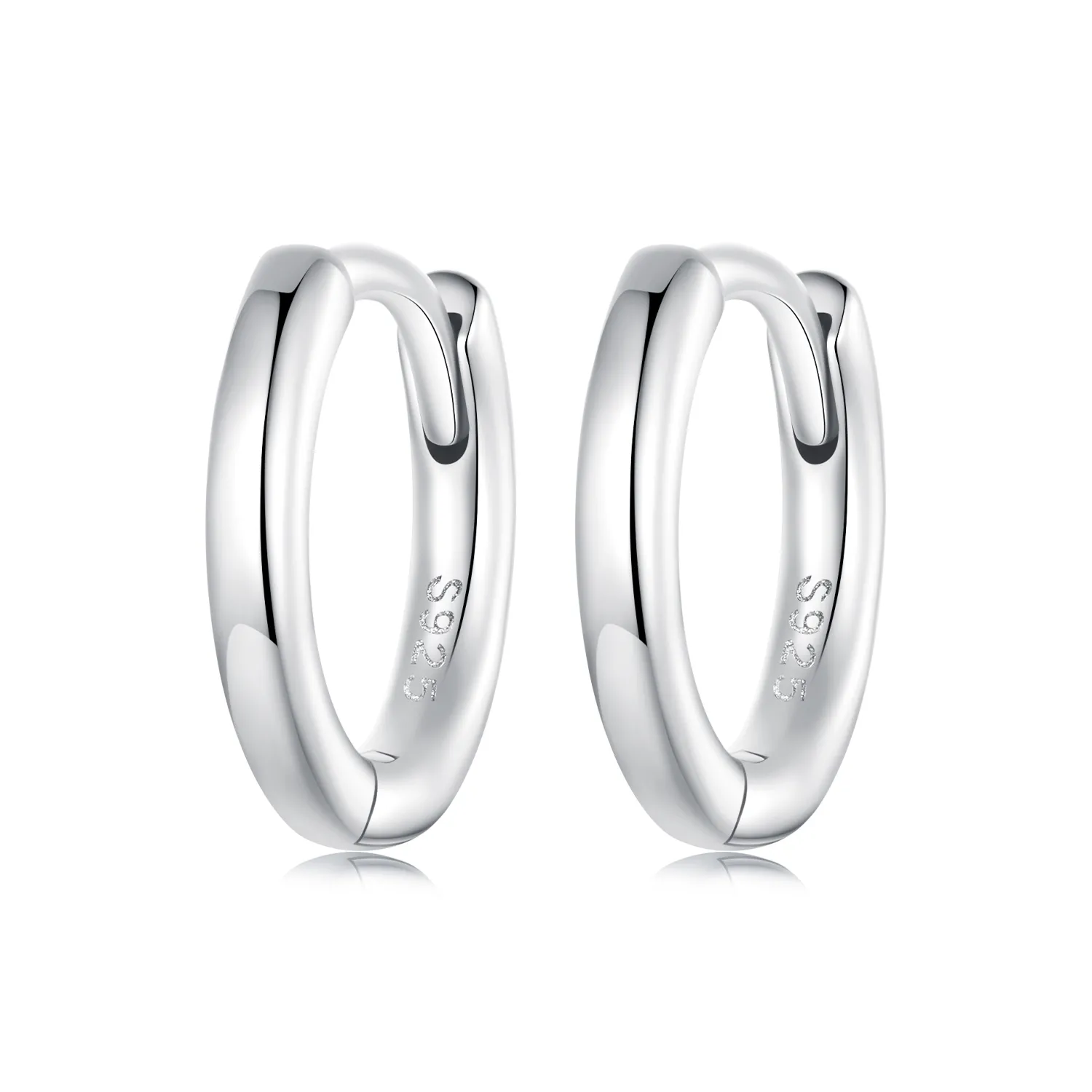 kolczyki pandora style simple ze srebra próby 925 sce1772 s