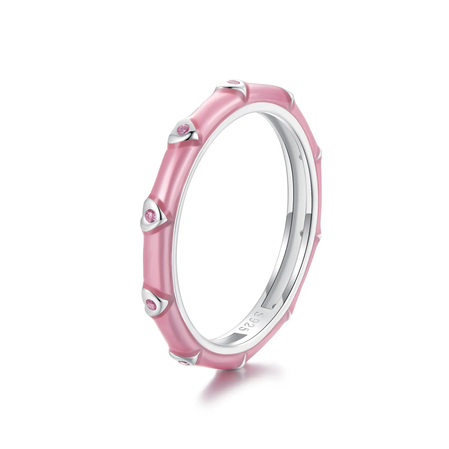 pandora style mały pierścionek miłosny pojedynczy scr1056 br