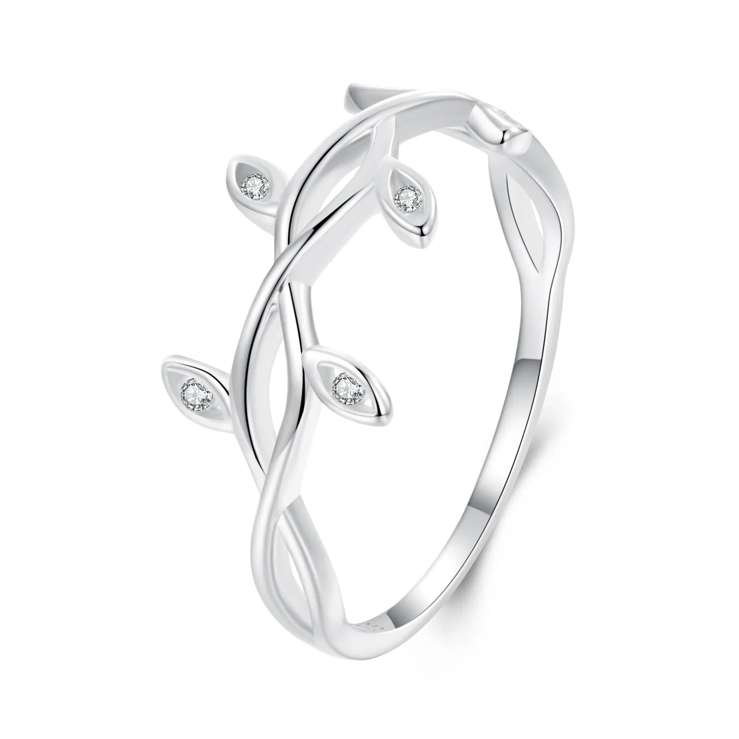 pierścionek w stylu pandora leaf bsr581