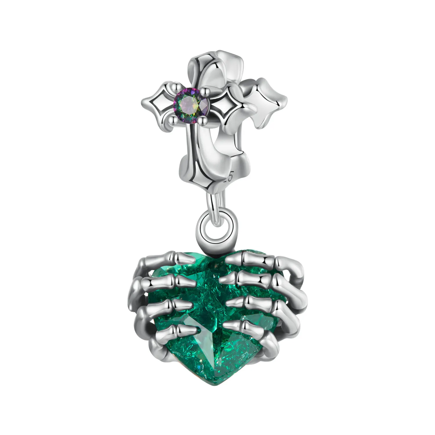 wisiorek w kształcie serca w stylu pandora bsc1061