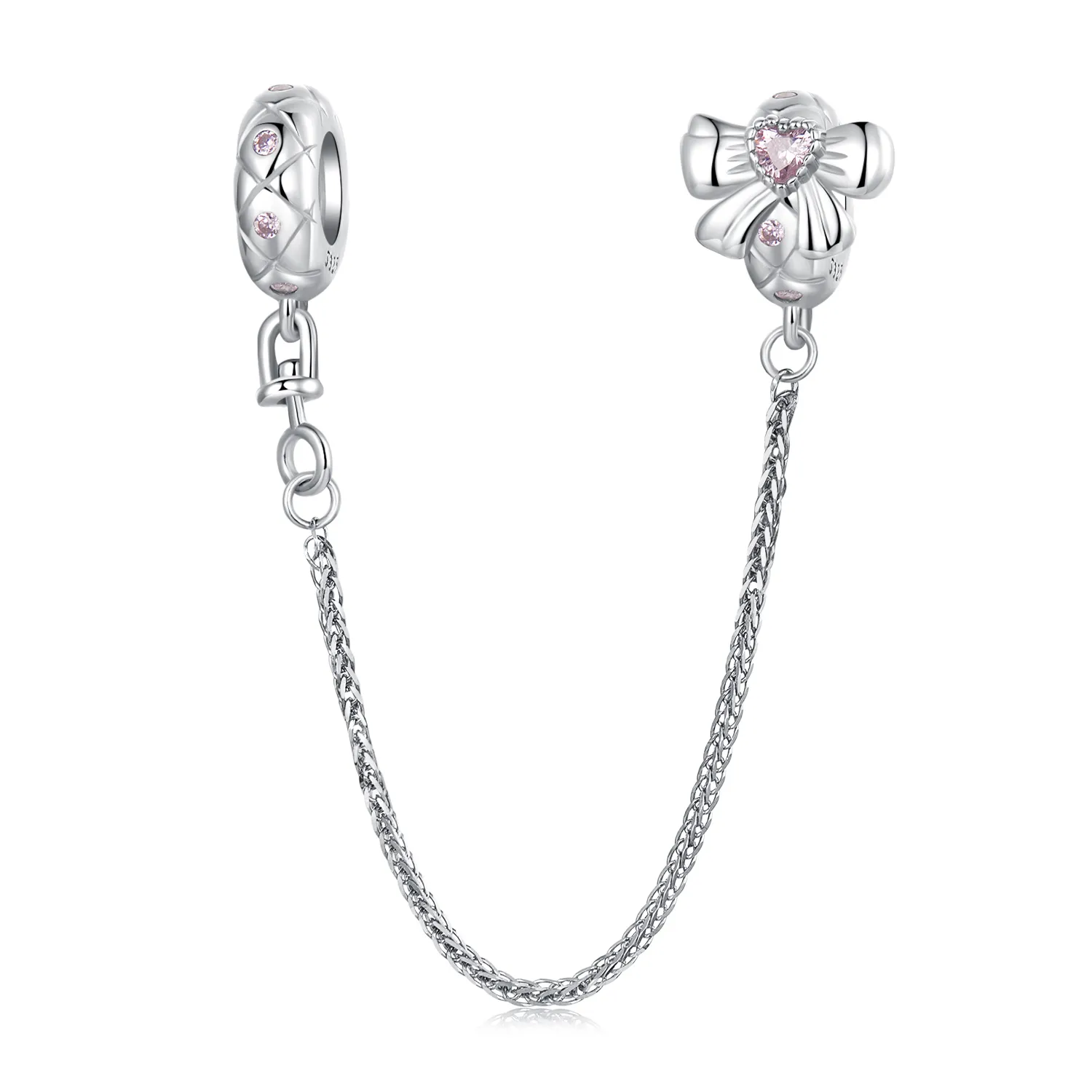 łańcuszek zabezpieczający pandora style bow silicone bsc1053