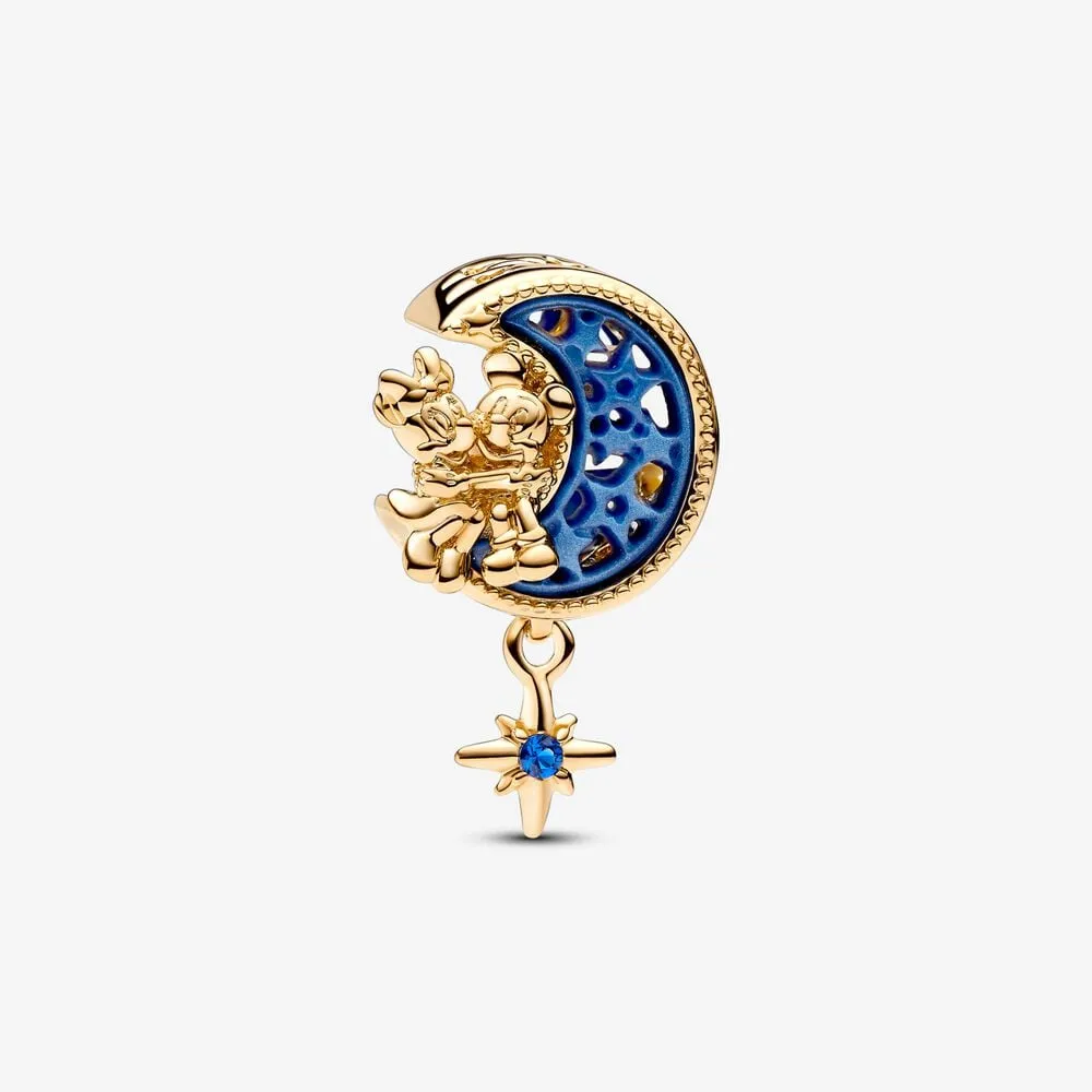 charms pandora disney myszka miki i myszka minnie na półksiężycu 762956c01
