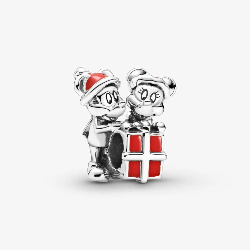 charms pandora myszka miki i minnie disneya z prezentem 799194c01