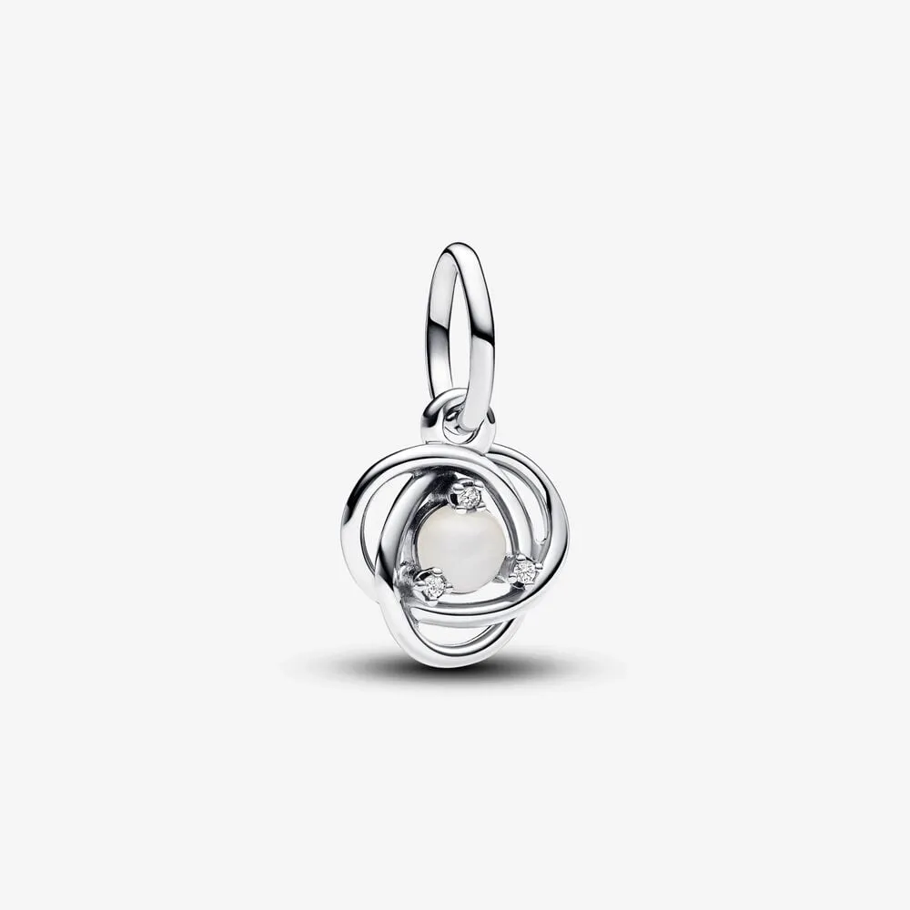 charms zawieszka pandora biały symbol wieczności 793125c06
