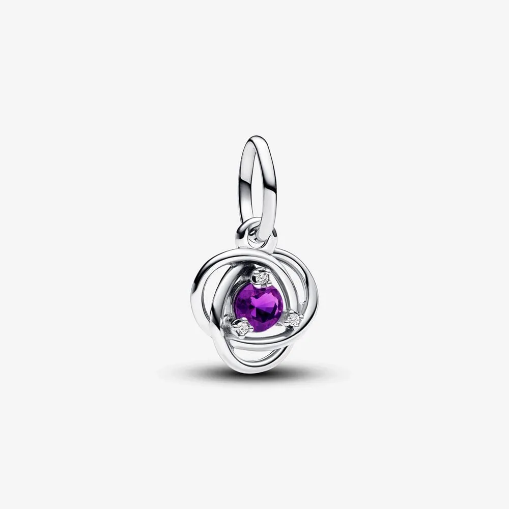 charms zawieszka pandora fioletowy symbol wieczności 793125c02