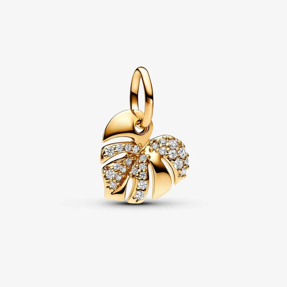charms zawieszka pandora lśniący liść monstery 763349c01