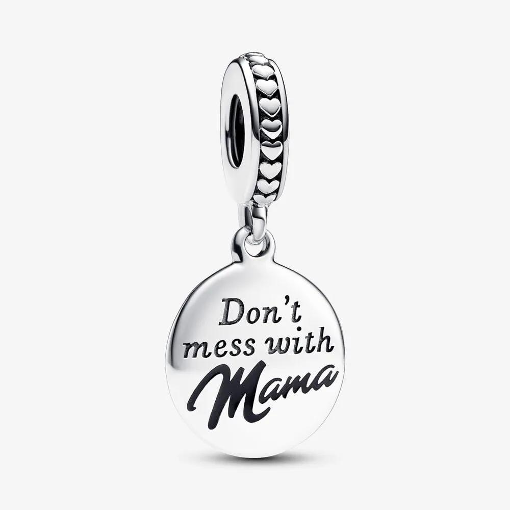 charms zawieszka pandora mama z miejscem na grawer 793204c01