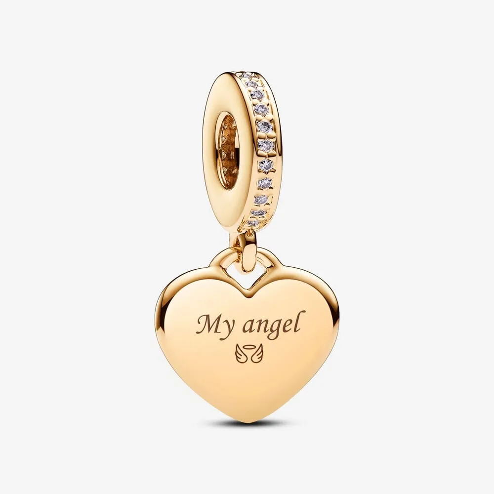 charms zawieszka pandora serce do grawerowania 768761c01