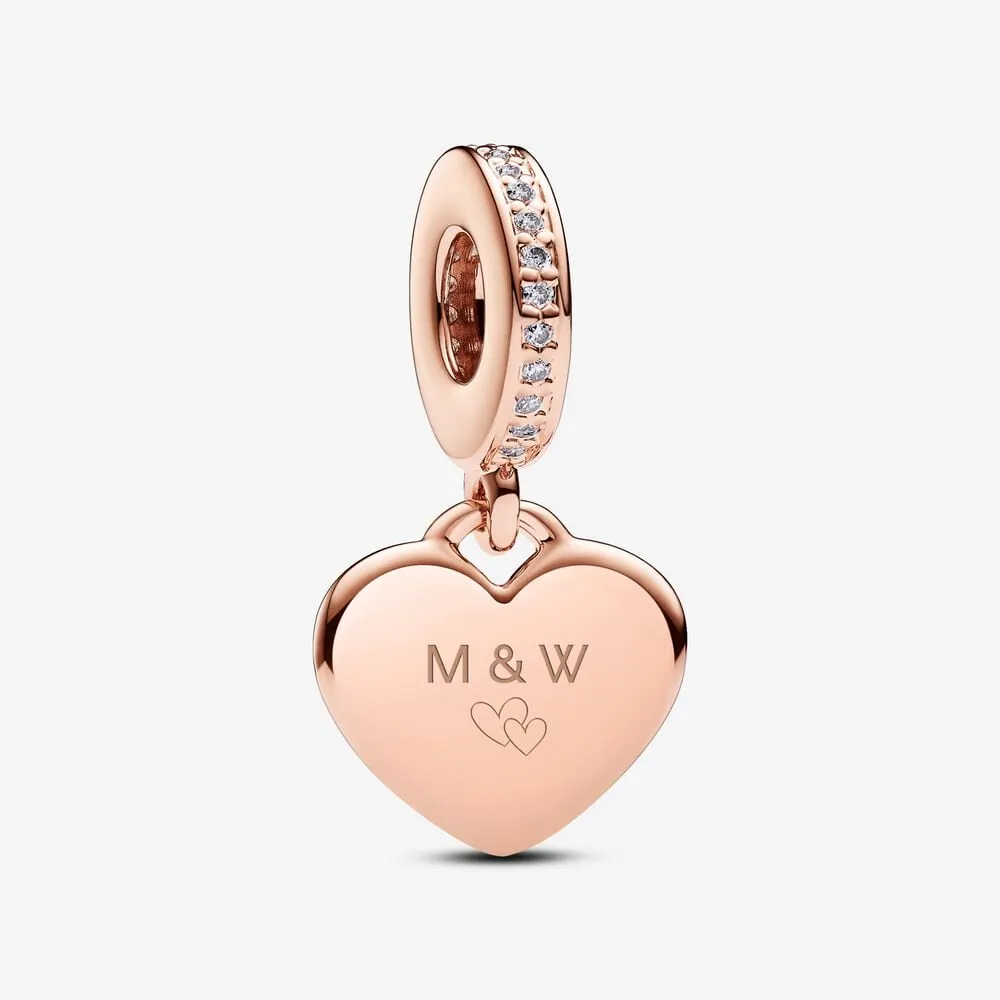 charms zawieszka pandora serce do grawerowania 788761c01