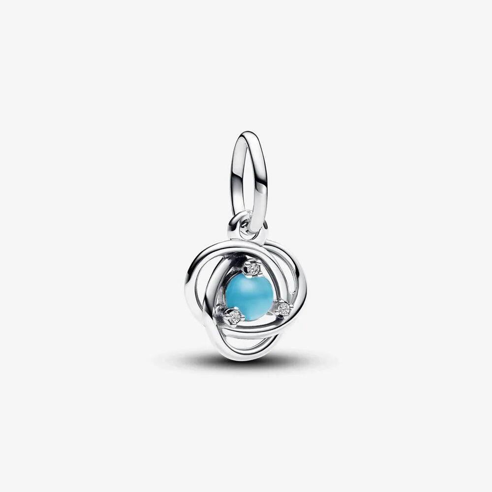 charms zawieszka pandora turkusowy symbol wieczności 793125c12