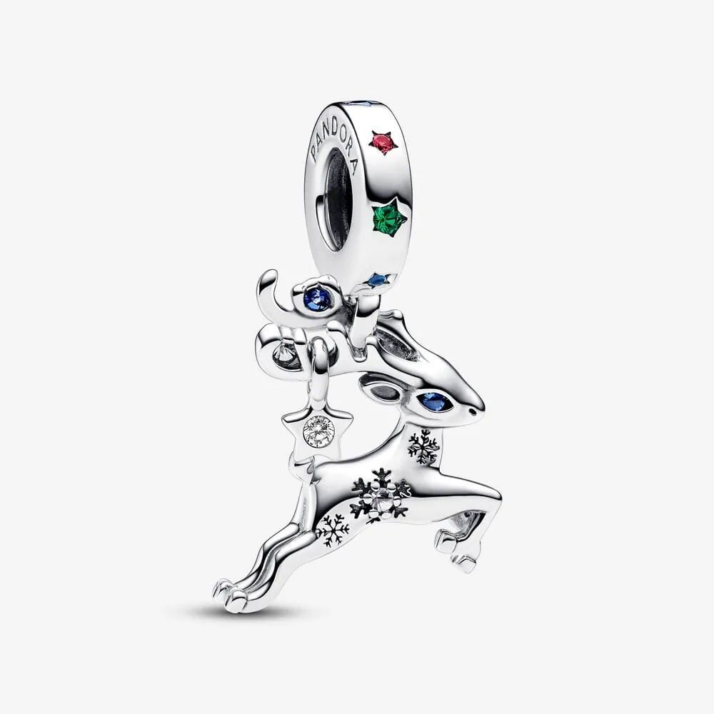 charms zawieszka pandora świąteczny renifer 792826c01