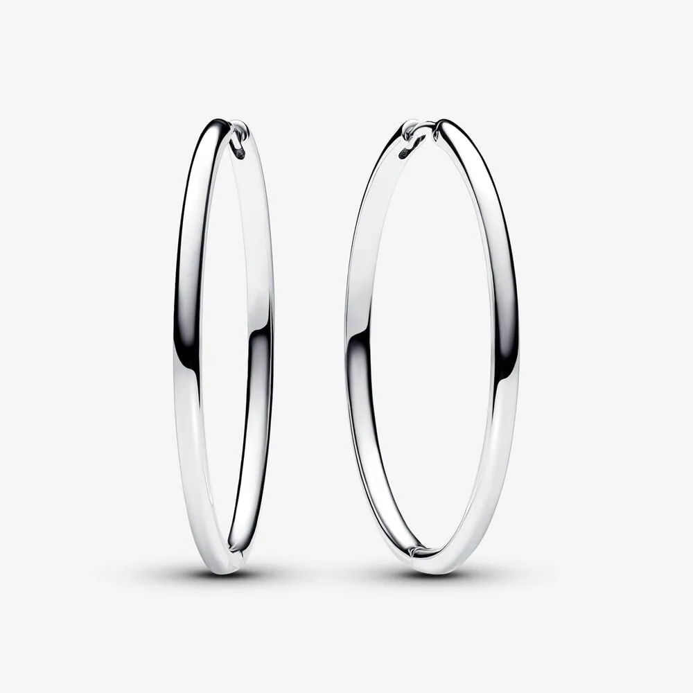 kolczyki obręcze pandora moments 40 mm 293336c00
