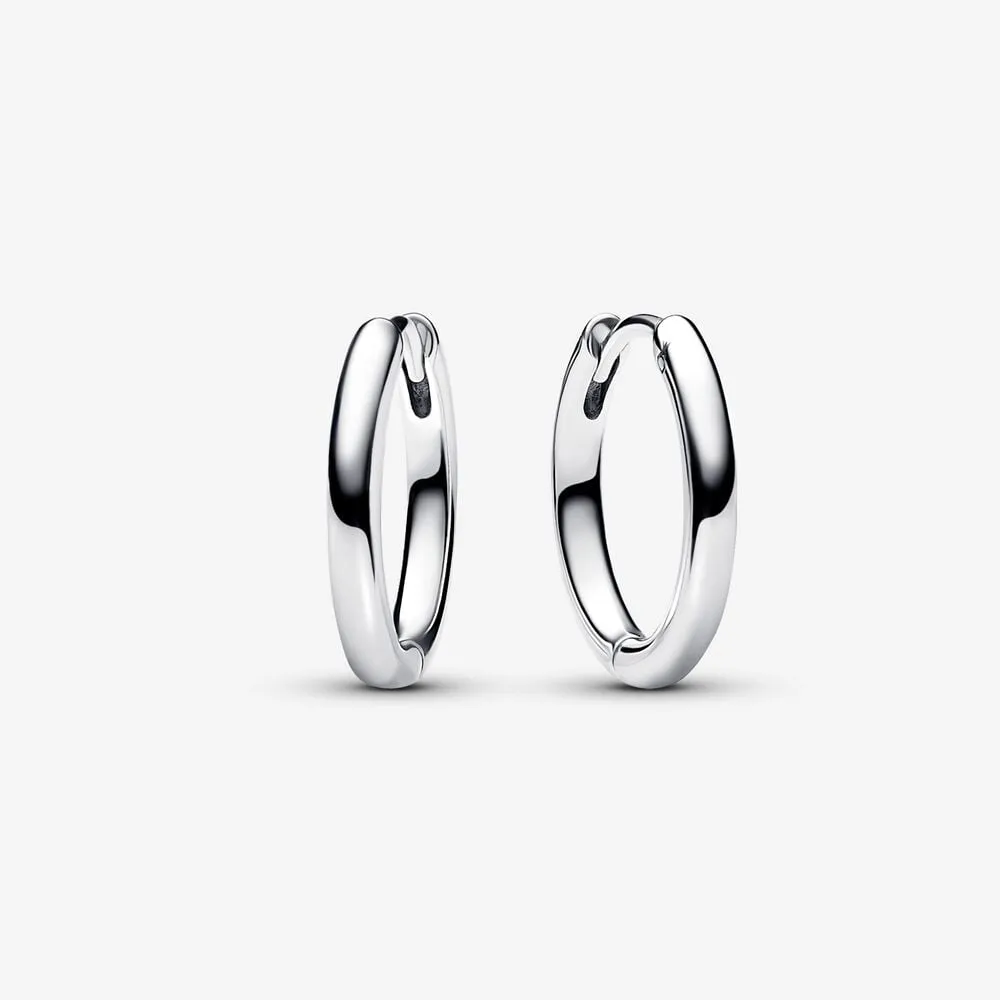 kolczyki obręcze pandora moments charm 18 mm 293355c00