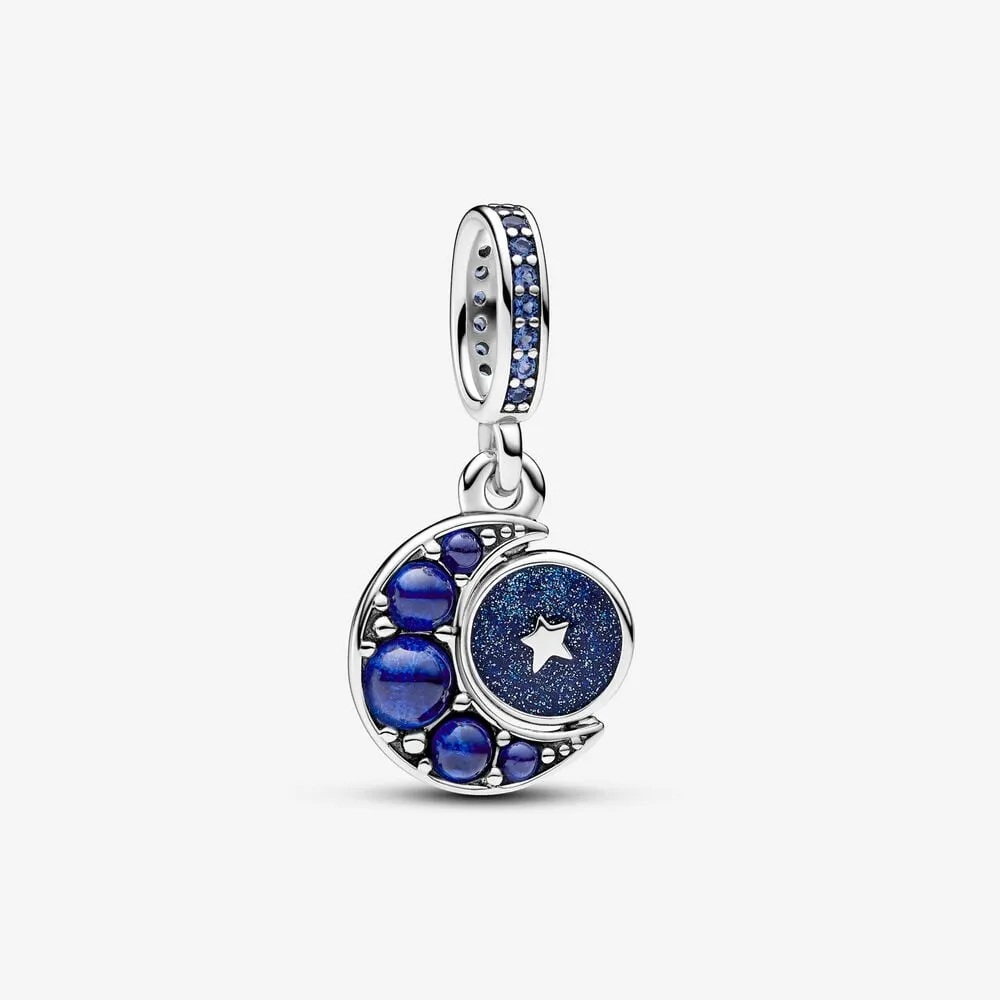 lśniący charms zawieszka pandora obrotowy księżyc 792979c01