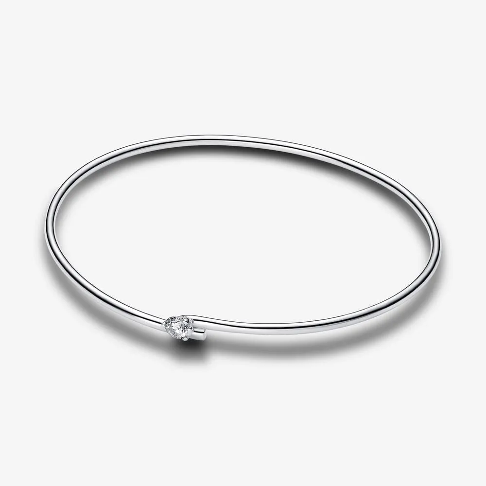 pandora nova lab grown diamond open bangle 025 karata srebro próby 925 593220c01