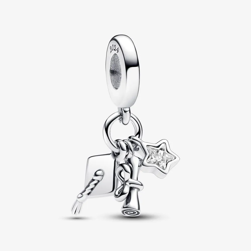 potrójny charms zawieszka pandora absolwentka 2024 793240c01