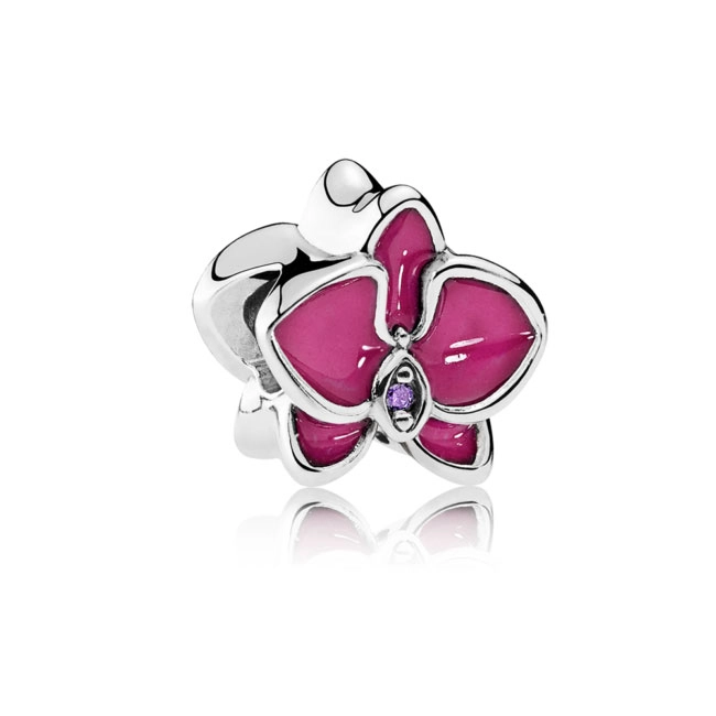 (zdjęcie do) Charms PANDORA Różowa orchidea