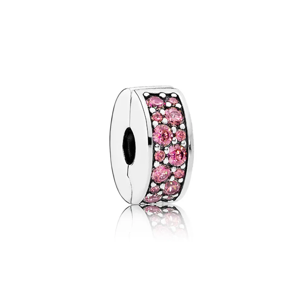 Klips Purpurowy szyk Pavé - Pandora PL