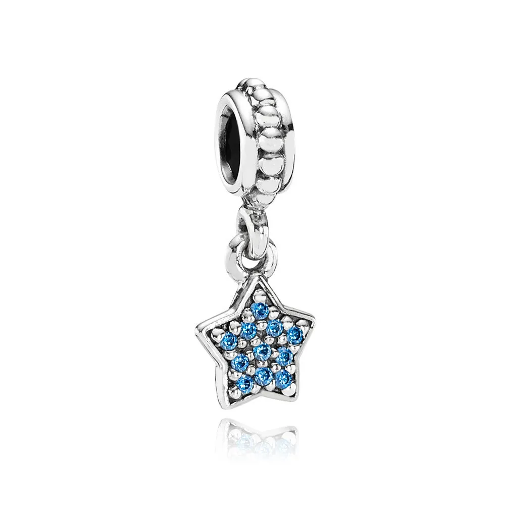 Pavé energy star, blue cyrkonia sześcienna - Pandora PL